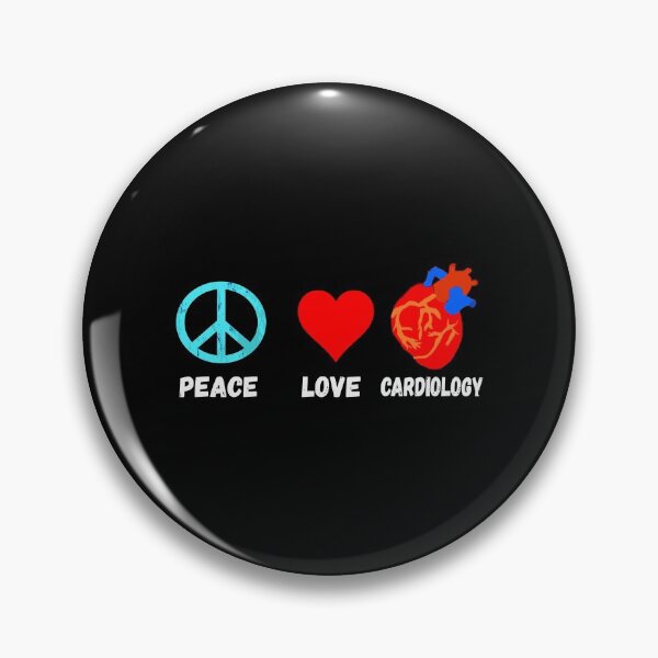 Item preview, Cardiology Peace Love Cardiologist Cardiac Cath Lab Nurse designed and sold by iesingc.