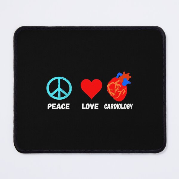 Item preview, Cardiology Peace Love Cardiologist Cardiac Cath Lab Nurse designed and sold by iesingc.