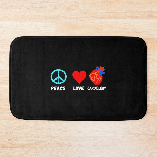 Item preview, Cardiology Peace Love Cardiologist Cardiac Cath Lab Nurse designed and sold by iesingc.