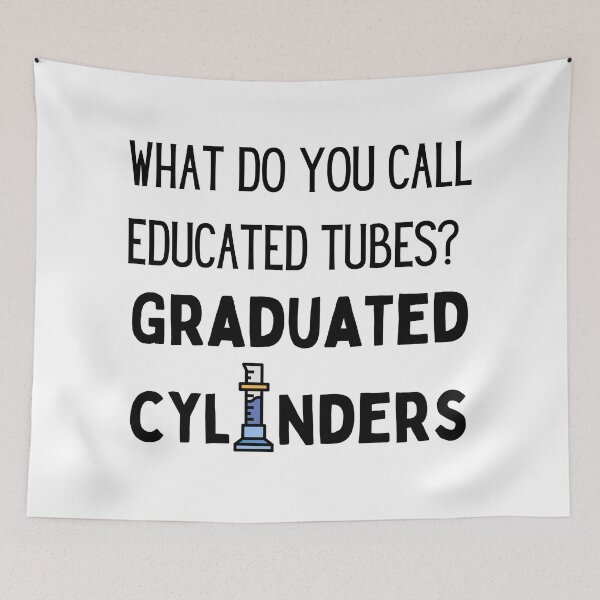 Item preview, Graduated Cylinders Joke designed and sold by Sci-Ninja-Blog.