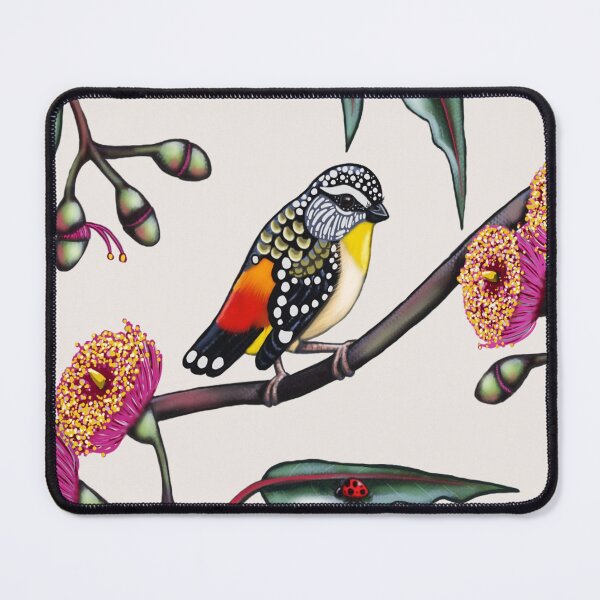 Pardalote in Gum Flowers #1 Mouse Pad