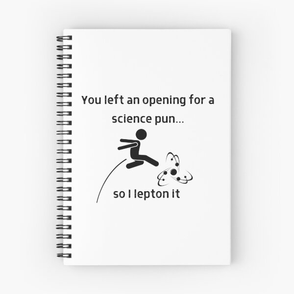 Item preview, Lepton Science Pun designed and sold by Sci-Ninja-Blog.