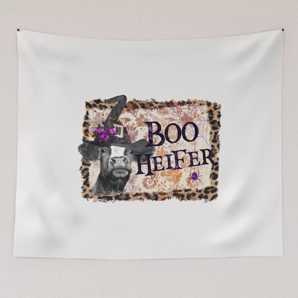 Item preview, Boo Heifer leopard Halloween Heifer Farm Cow Tee designed and sold by HarveyJade.