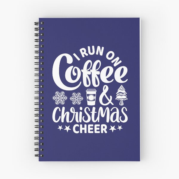 Item preview, I Run on Coffee and Christmas Cheer, Christmas design, Christmas, Coffee design, Coffee designed and sold by graphic-genie.