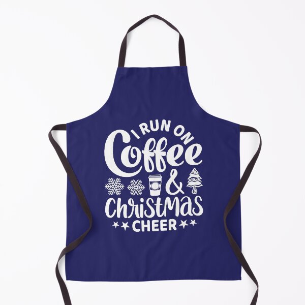 Item preview, I Run on Coffee and Christmas Cheer, Christmas design, Christmas, Coffee design, Coffee designed and sold by graphic-genie.