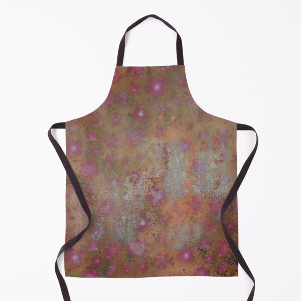Item preview, Violet Flowers on Rose Gold Background designed and sold by ColorsandShapes.