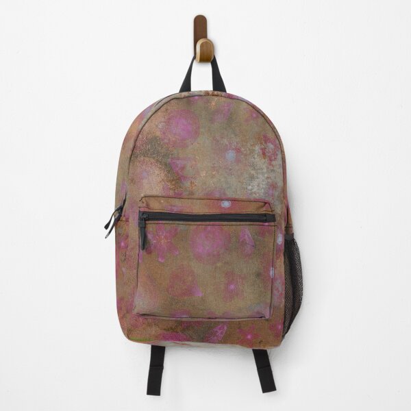 Item preview, Violet Flowers on Rose Gold Background designed and sold by ColorsandShapes.