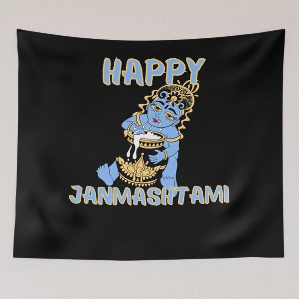 Item preview, happy janmaashtami designed and sold by HildegardSoder.