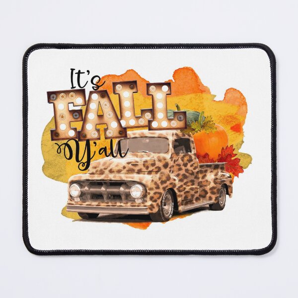 Item preview, It's Fall Y'all Truck Leopard print pumpkin halloween fall designed and sold by HarveyJade.