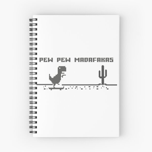 Item preview, Pew Pew Madafakas dinosaur game offline skate lovers designed and sold by FreeMood.