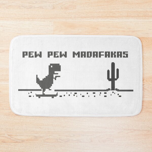 Item preview, Pew Pew Madafakas dinosaur game offline skate lovers designed and sold by FreeMood.