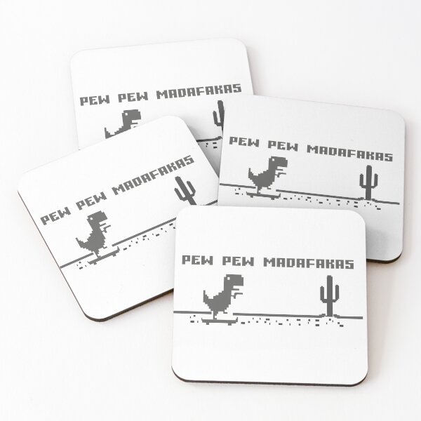 Item preview, Pew Pew Madafakas dinosaur game offline skate lovers designed and sold by FreeMood.