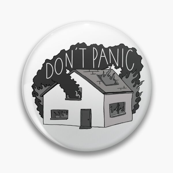 Item preview, Don’t Panic- Grayscale designed and sold by arodeheaver.