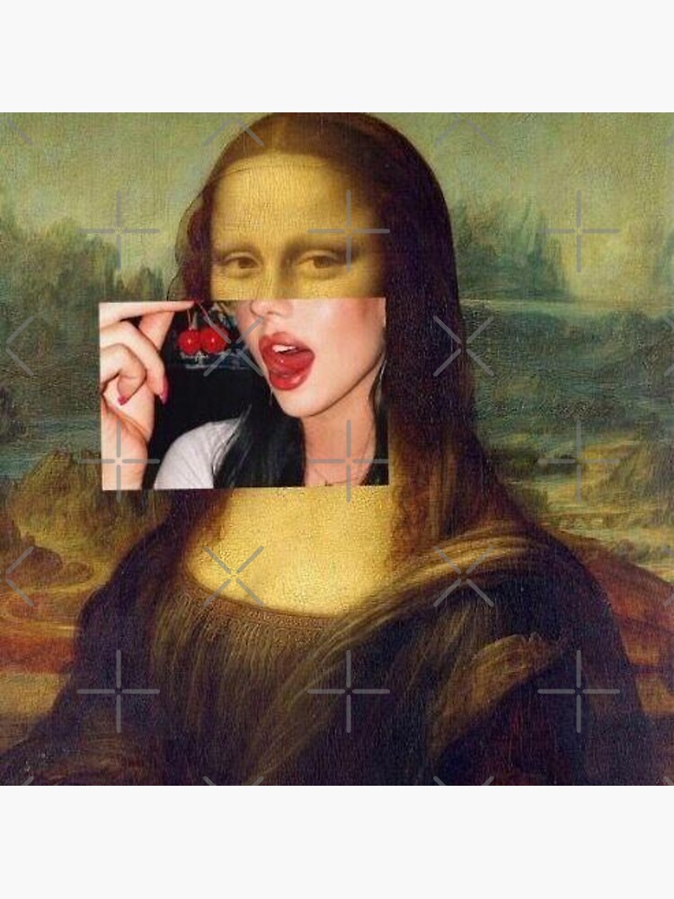 Artist Gives the Mona Lisa a Glamorous Modern Makeover