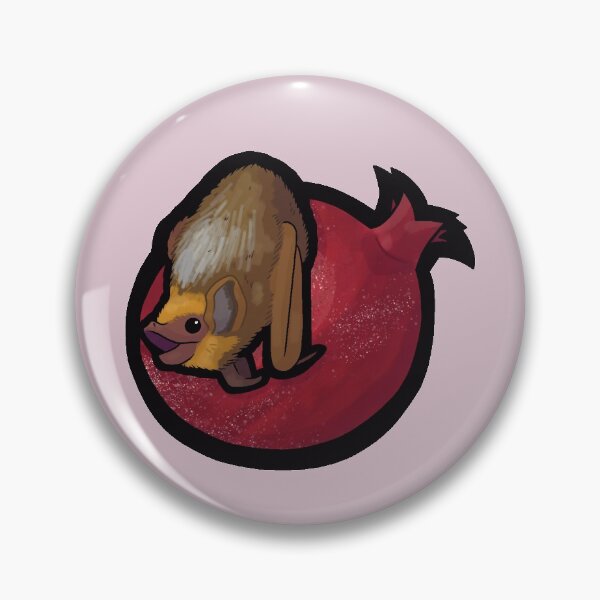 Item preview, Bat on a Pomegranate designed and sold by Gold-Tigereye.
