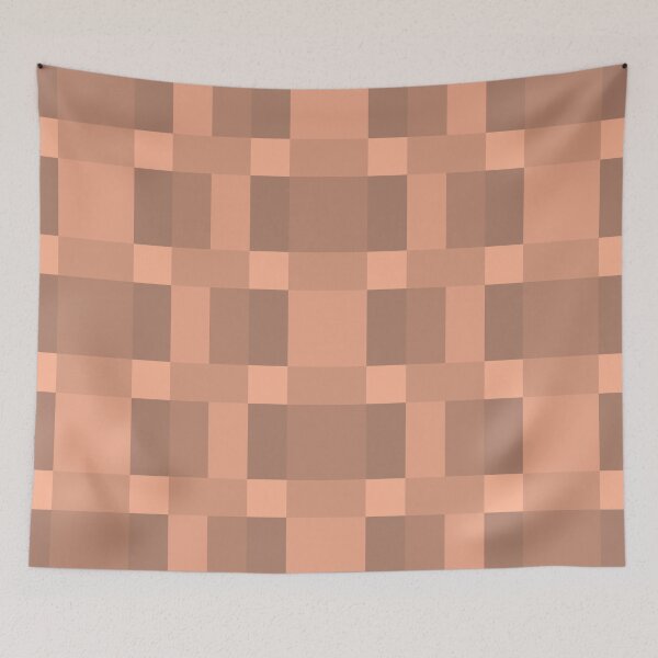 Item preview, Terracota Mid Century Modern Square Abstract Pattern designed and sold by HushedCreations.