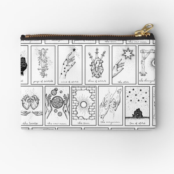 Tarot Cards Zipper Pouch