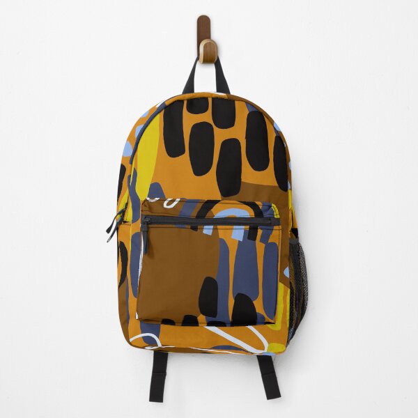 Item preview, Trendy Tangerine, Yellow, And Brown Abstract Flora Designs designed and sold by DEC02.