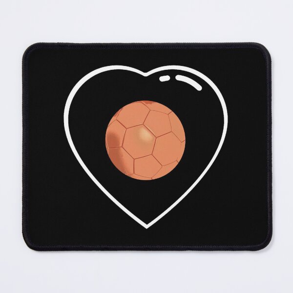 Item preview, Black heart handball ball designed and sold by Astralia.