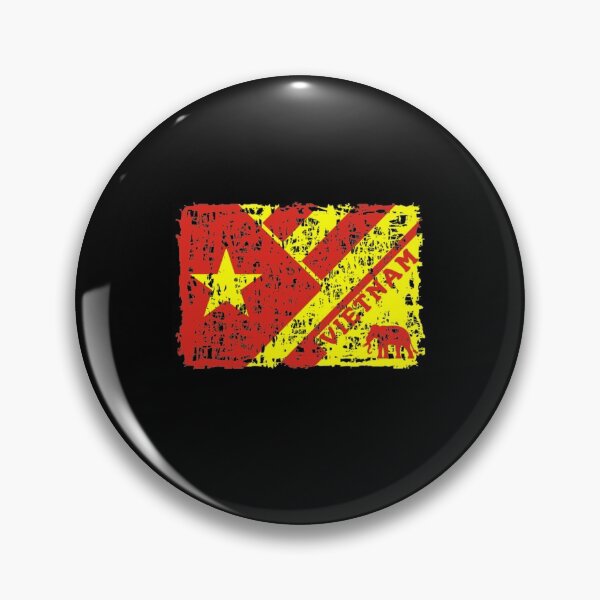 Artikelvorschau, Vietnam Vintage Flaggen Design Geschenk Hanoi Saigon entworfen und verkauft von Valerie Witting.