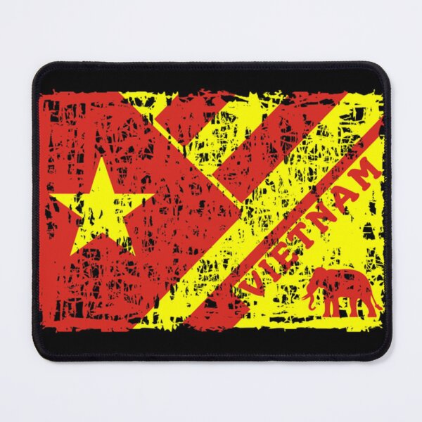 Item preview, Vietnam vintage flags design  gift Hanoi Saigon designed and sold by Valerie Witting.