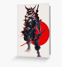 Samurai IV Bishamon Greeting Card