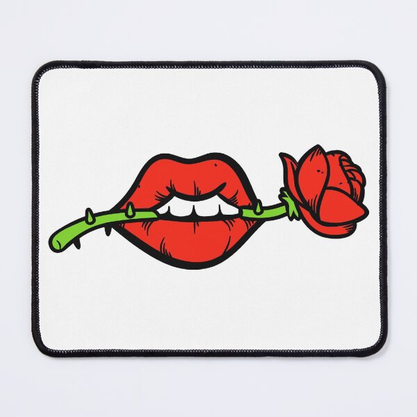 Item preview, Mouth with Rose Mask designed and sold by Taleahsdesigns.