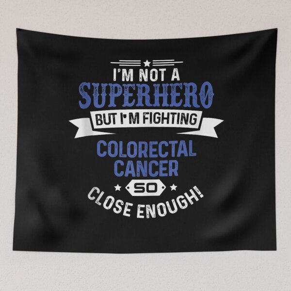 Item preview, Superhero- Colorectal Cancer Awareness Supporter Ribbon Tank Top designed and sold by GarrickShop.