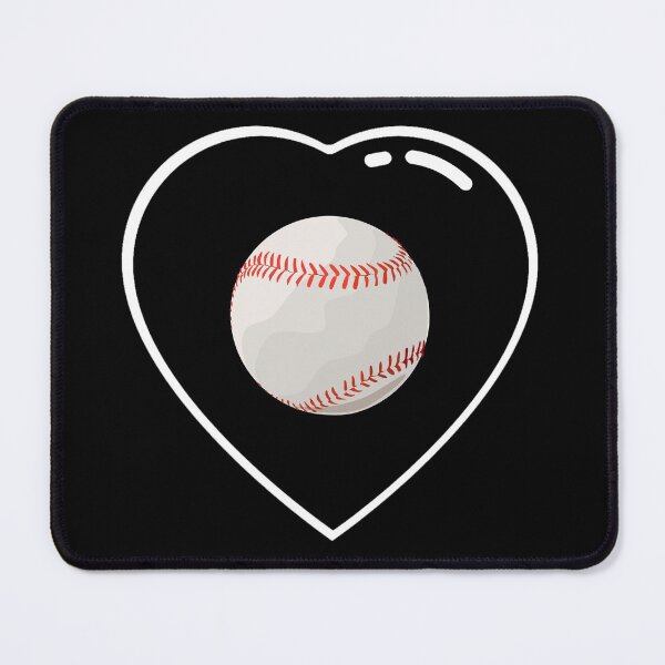 Item preview, Black heart baseball ball designed and sold by Astralia.