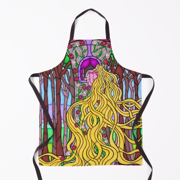 Item preview, Art Nouveau Stained Glass Princess designed and sold by storybeth.