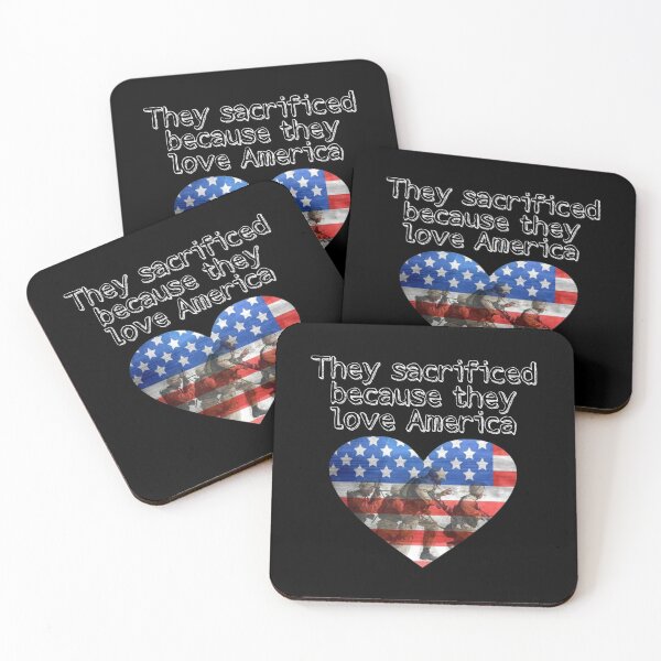 Item preview, They Sacrificed Because They Love America designed and sold by Twittlefish.