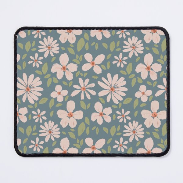 Item preview, Retro color background flowers pattern illustration designed and sold by MercuryV.
