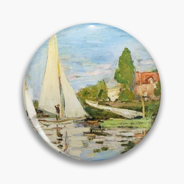 Item preview,  Claude Monet's Regattas at Argenteuil (1872) famous painting.  designed and sold by CristalleLisa.