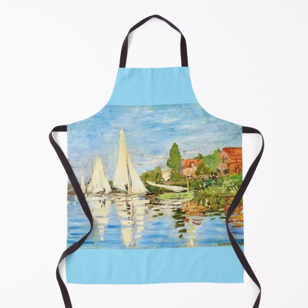 Item preview, Claude Monet's Regattas at Argenteuil (1872) famous painting. designed and sold by CristalleLisa.