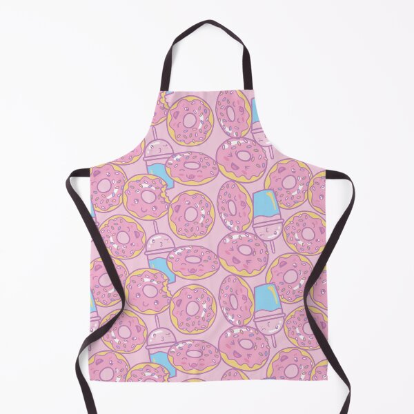 Item preview, Cute Kawaii donut and latte designed and sold by TheArtDesk.