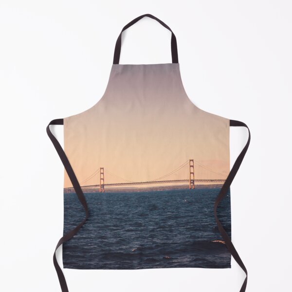 Item preview, Mackinac Bridge at Sunset on Lake Michigan designed and sold by Michael Deemer.