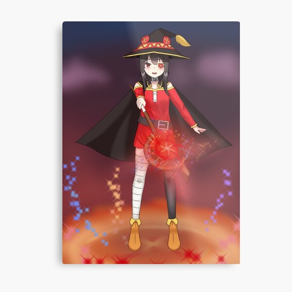 Kazuma and Megumin' Poster, picture, metal print, paint by Megumin The  Crimson Demon