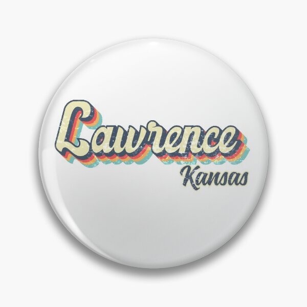 Item preview, Lawrence City Kansas Retro Vintage 70s rainbow designed and sold by Teelogic.