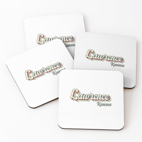 Item preview, Lawrence City Kansas Retro Vintage 70s rainbow designed and sold by Teelogic.