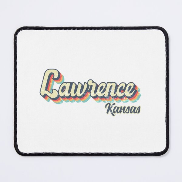Item preview, Lawrence City Kansas Retro Vintage 70s rainbow designed and sold by Teelogic.