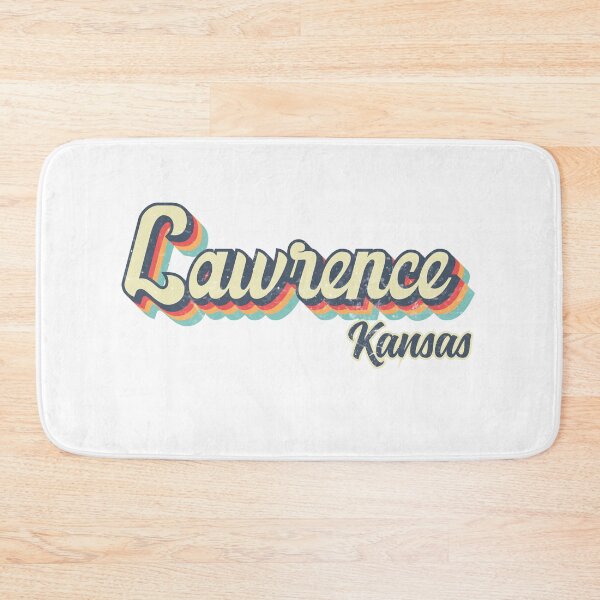 Item preview, Lawrence City Kansas Retro Vintage 70s rainbow designed and sold by Teelogic.