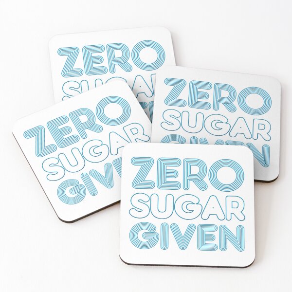 Item preview, Funny Zero Sugar Given 80s Retro Typographic Design For People Who Dont Care To Be A Sweet Person designed and sold by NightGleam.