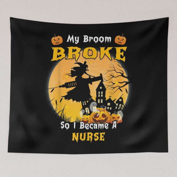 Item preview,  Nurse Halloween Broom Broke Became designed and sold by donnagia.