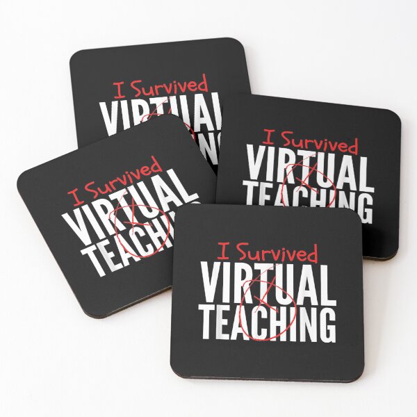 Item preview,  Survived Virtual Teaching Teachers Students Back School designed and sold by donnagia.