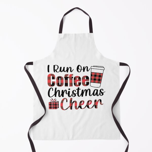 Item preview, I Run on Coffee and Christmas Cheer, Christmas design, Christmas, Coffee design, Coffee designed and sold by graphic-genie.