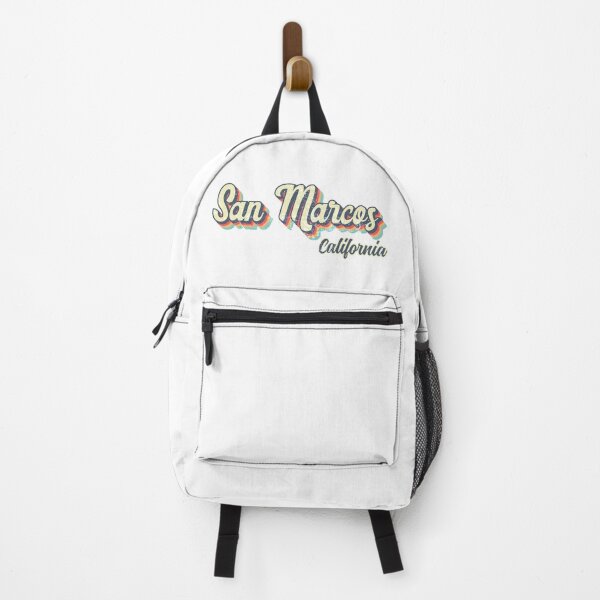 Item preview, San Marcos City California Retro Vintage 70s rainbow designed and sold by Teelogic.