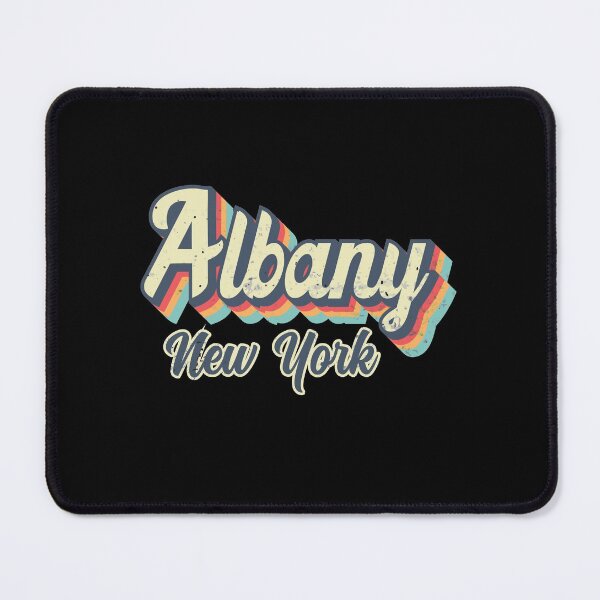 Item preview, Albany City New York Retro Vintage 70s rainbow designed and sold by Teelogic.
