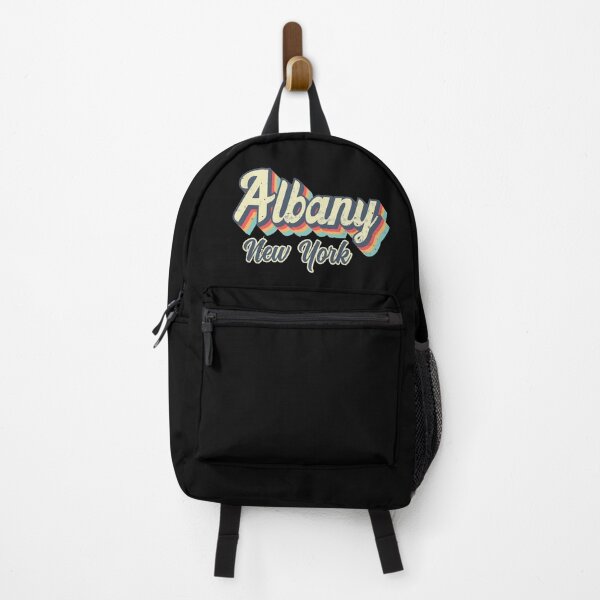 Item preview, Albany City New York Retro Vintage 70s rainbow designed and sold by Teelogic.
