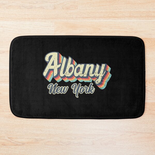 Item preview, Albany City New York Retro Vintage 70s rainbow designed and sold by Teelogic.
