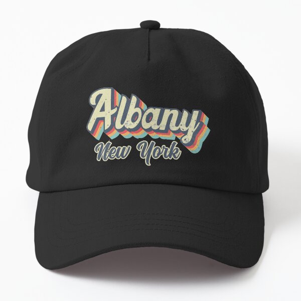 Item preview, Albany City New York Retro Vintage 70s rainbow designed and sold by Teelogic.
